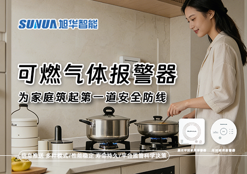 可燃气体报警器，为家庭筑起第一道安全防线！